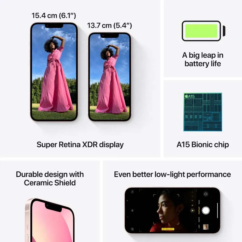 Apple iPhone 13 (128GB) – Pink