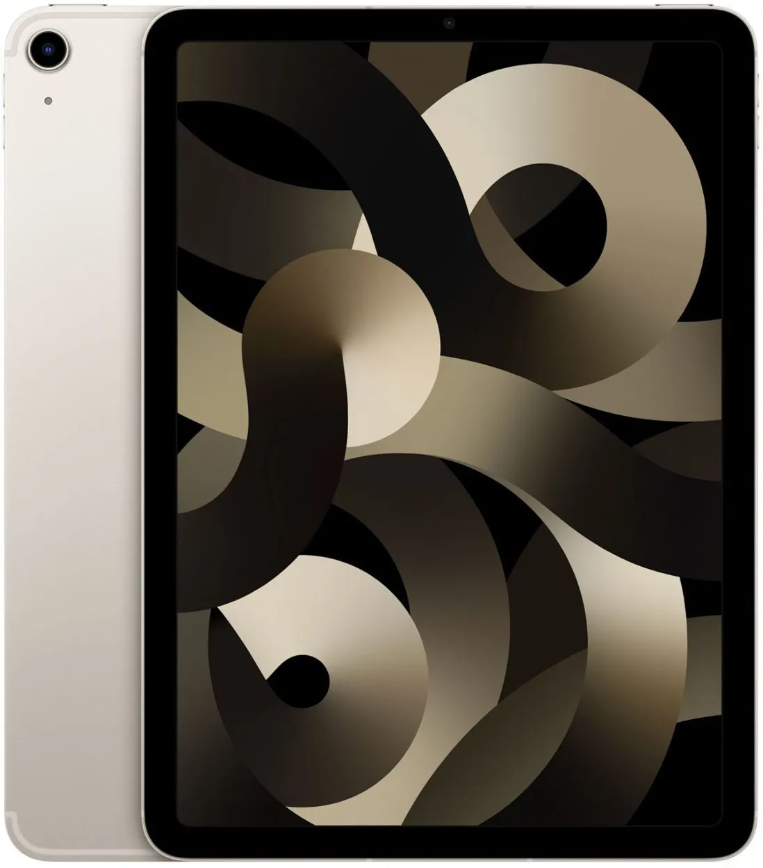 Apple 2022 iPad Air M1 Chip (10.9-inch/27.69 cm, Wi-Fi + Cellular, 64GB) - Starlight (5th Generation)